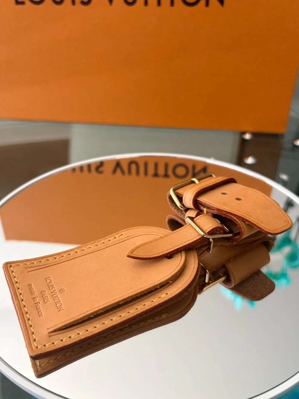 Louis Vuitton Poignant & Luggage Tag Set